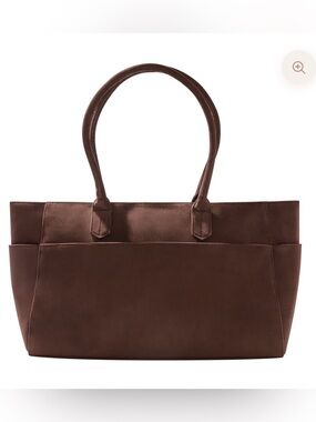 Mali and Lili Faux Suede Classic Brown Women's Tote Bag